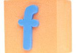 EVA Foam block with facebook logo