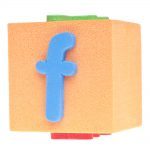 EVA Foam block with facebook logo